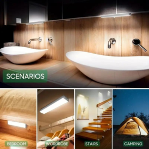Bedside Atmosphere LED Night Light There Is Only One Size Available, Sold In Single Or Double Packs. The Light Itself Does Not Include A Battery, It Requires Two AAA Batteries.
