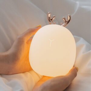 Cartoon Deer Night Light USB Charge Rabbit