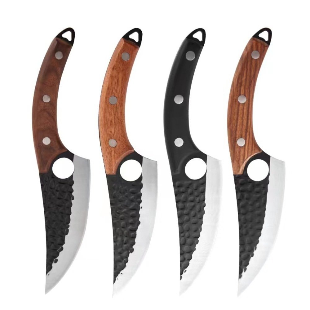 Stainless Steel Hand Hammered Tone Boning Knife Household Kitchen - Image 3