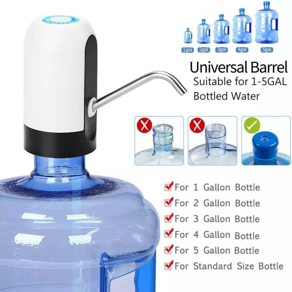 Water Bottle Electric Automatic Universal Dispenser 5 Gallon USB USB Water Dispenser Automatic Drinking Water Bottle - Image 2